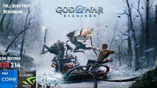 God Of War Ragnarok | Intel I7 4790 | Nvidia Quadro P620 2GB GDDR5 | Full Boss Fight | Tested 2026