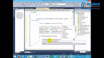[Stanford] - Học lập trình Dotnetnuke - Hướng dẫn thực hành và hoàn thiện module rạp chiếu phim