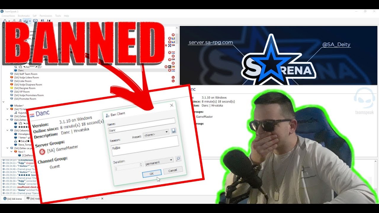RESAVAM IGRACE NA TeamSpeek-u | DOBIO JE BAN #Part1
