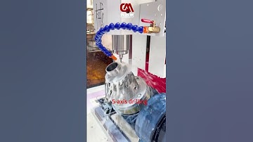 Five-axis CNC drilling machine drilling gears inclined holes by #duomicnc  CNC drilling machine