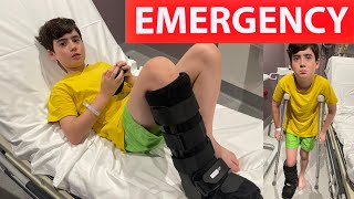 CALEB GOES TO HOSPITAL