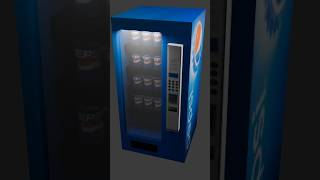 Pepsi machine #lowpoly #blender