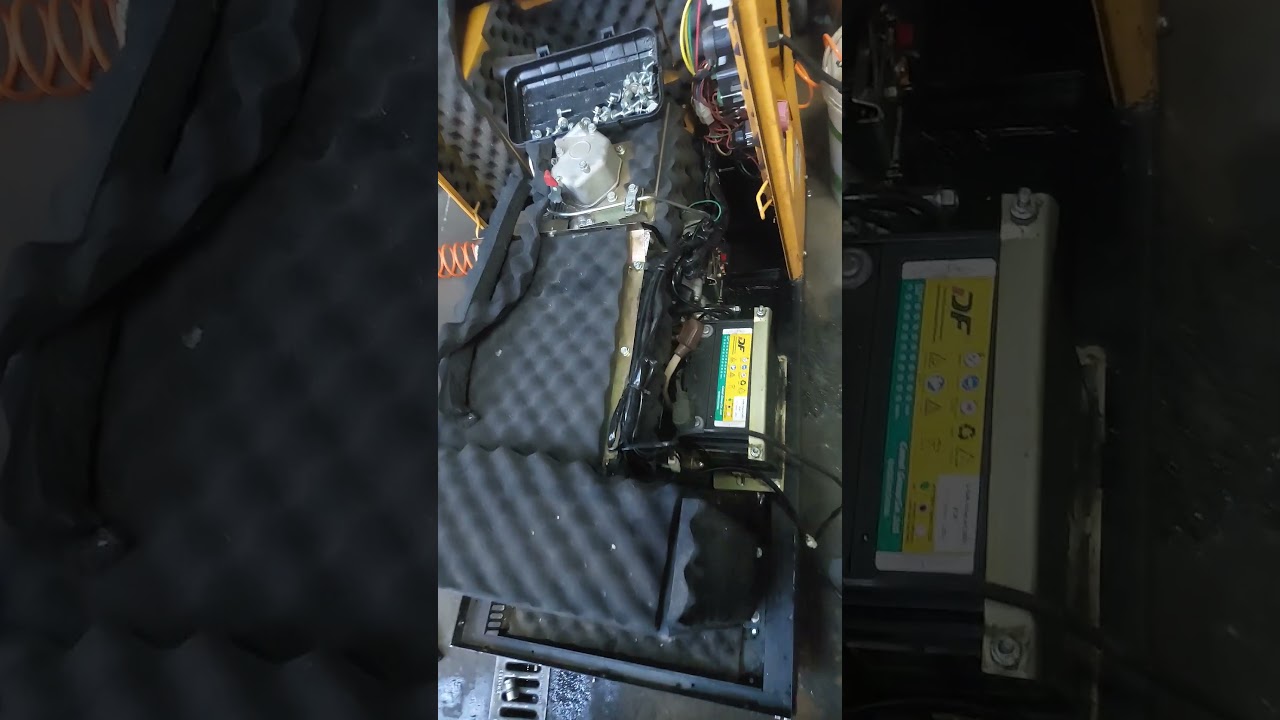 aquí reparando generador, cambio de rotor estator avr