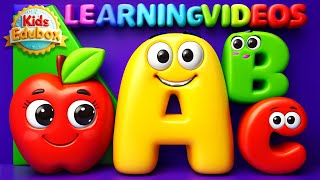 Phonics Song with TWO Words - A For Apple - ABC Alphabet Songs with Sounds for Children
