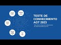 RESOLUÇÃO DA PROVA DE CONHECIMENTO DA AGT DE 2023