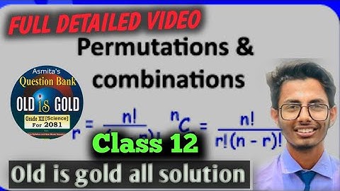 🔥Permutations and combinations class 12 maths || all solution