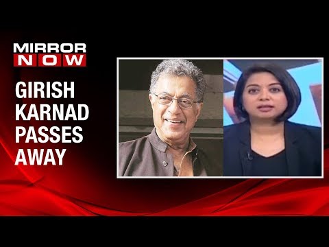 Faye D'Souza speaks on late Jnanpith awardee Girish Karnad | The Urban Debate