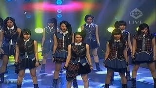 JKT48 - R.I.V.E.R + Overture @ IMB TRANSTV [13.05.26]