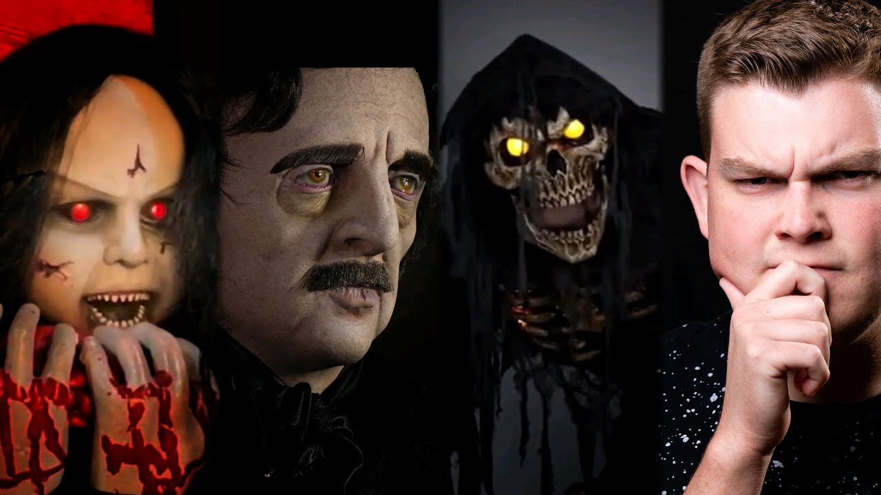 NEW 2021 Props/Animatronics: Edgar Allan POE, Prowling JACK, ROSEMARY Returns, Gemmy’s Zero & MORE..