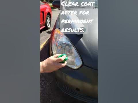How to restore your cars headlights with off bug spray. - YouTube