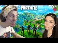 xQc Plays Fortnite With Adept (with chat)