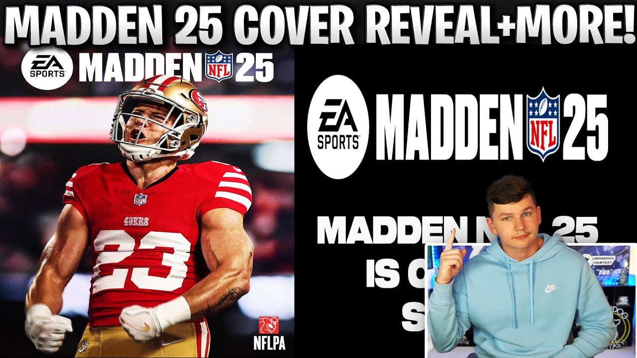 MADDEN 25 COVER REVEALED! CHRISTIAN MCCAFFREY COVER ATHLETE! YouTube