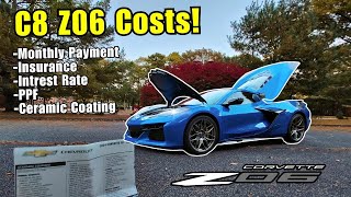 What is C8 Corvette Z06 Monthly Payment and Insurance MY FULL SPEC