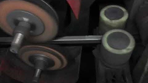 Square and rectangular pipe polish machine