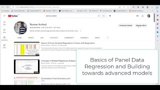 Foundation and Development of Panel Data Models with important tests and graphs in Stata