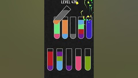 Water Sort Puzzle   level 476 !!! Mobile Cell Phone Game Walkthrough Android / Apple