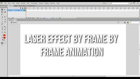 Flash Laser Effect By Frame By Frame Animation Tutorial By SAM