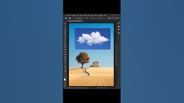 Add Realistic Clouds in Photoshop (in Seconds!) #viral #shorts