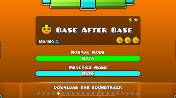 Geometry Dash - Level 5: Base After Base - All Coins (No sound due to copyright)