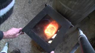 large firebox part 2 Sawdust burn and stove plans