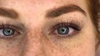 Before And After A Lash Lift And Tint