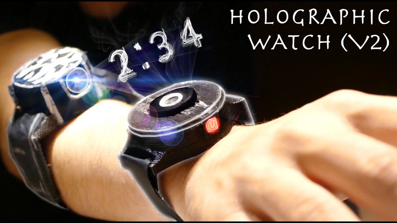 Make a Cheap HOLOGRAPHIC Smart Watch But It's Actually