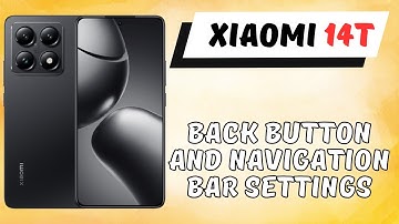 Change back button and navigation bar gesture || Back button and navigation bar settings Xiaomi 14t