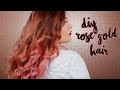 DIY Rose Gold Hair