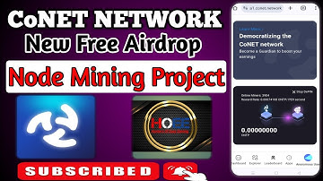 CoNet Network Node Mining Airdrop/ CoNet Free Airdrop/ DePIN node mining Project/ Online Free Crypto