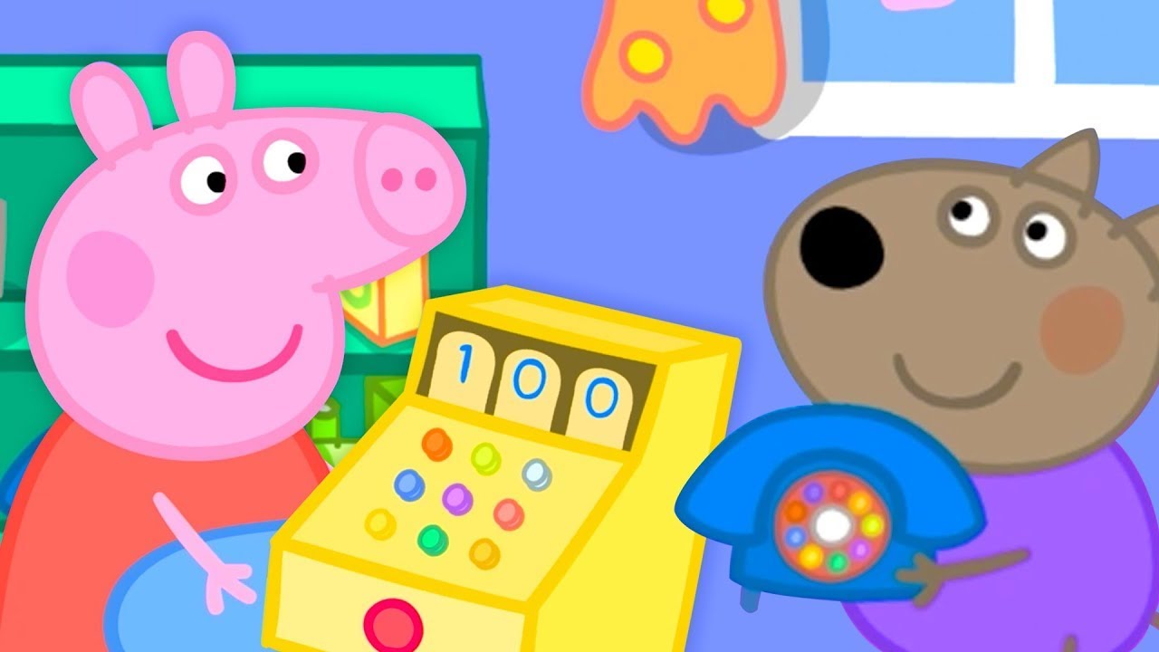 YouTube Peppa - Shop Peppa Pig Cartoons Pig Family Compilation Kids A Opens |