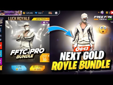 OB43 Update New Gold Royale Bundle And Advance Server Hack Trick