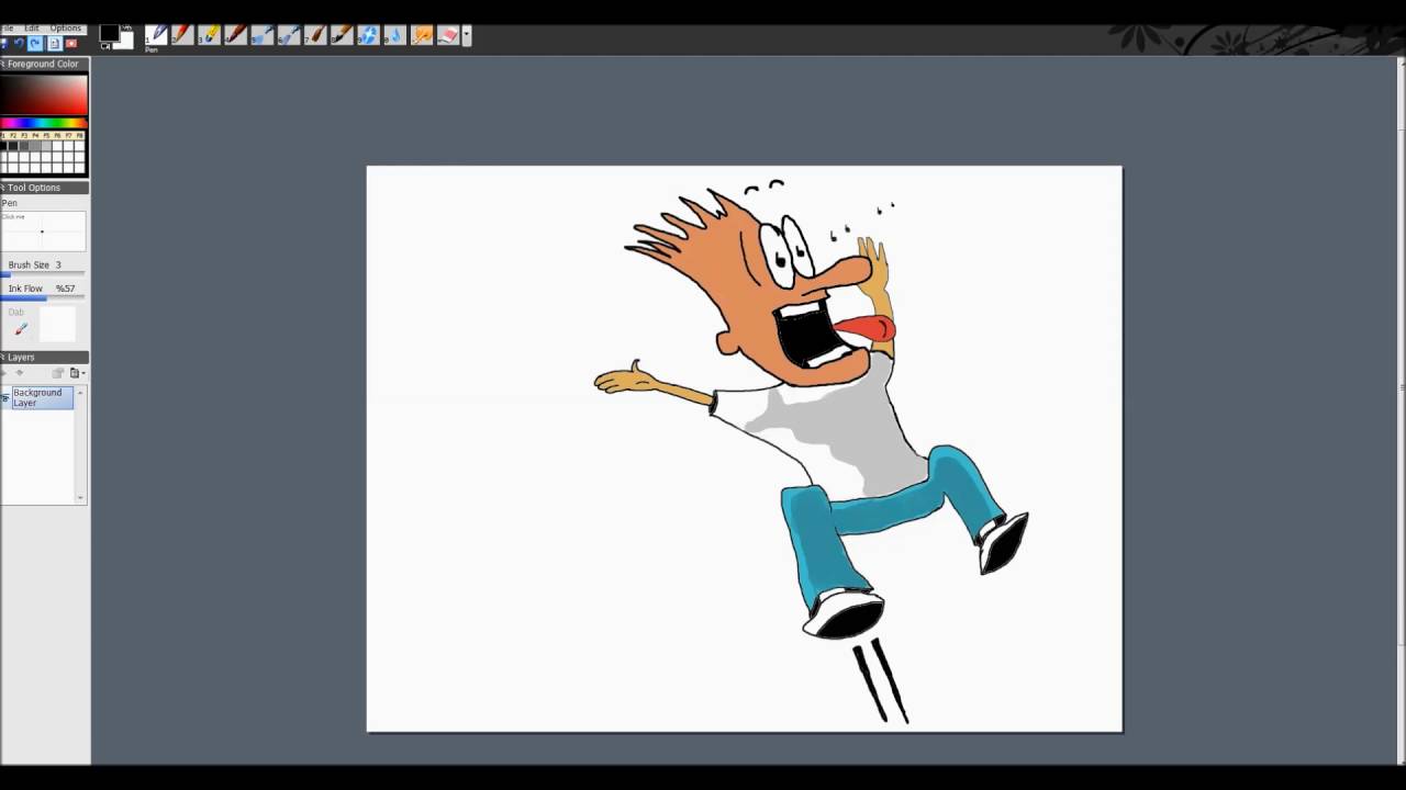 SmoothDraw 4 ile karikatür Çalışması YouTube