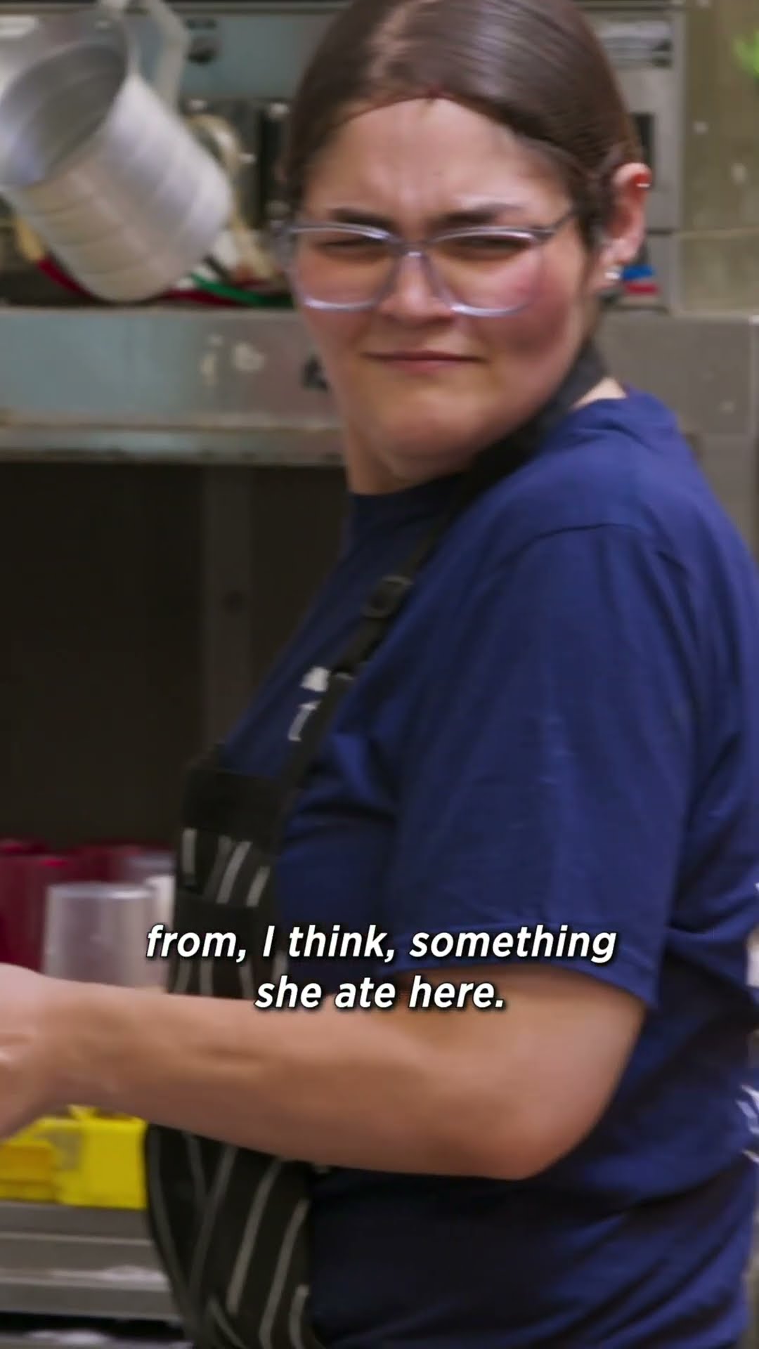 A customer's puking from their food! ? Watch new #KitchenNightmares on FOX, next day on @hulu