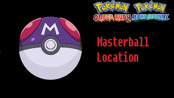 How To Find A Master Ball Pokemon Omega Ruby Alpha Sapphire Location