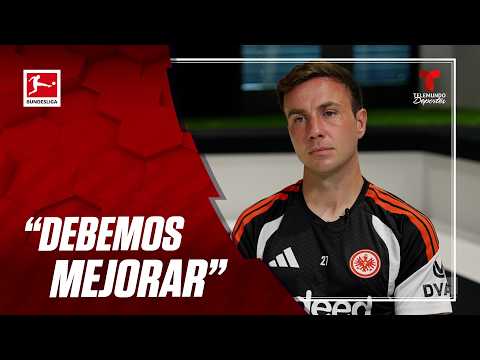 Mario Götze acepta descontrol en Frankfurt: “Nos falta consistencia 90 mins” | Telemundo Deportes