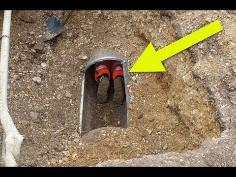 Workers Hear Strange Noise From Underground But No One Was Prepared To See This In The Pipe