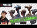 Avvitatori a impulsi 226Nm: Evoluzione Parkside 😎
