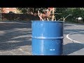 How to Build a Backyard Fire Pit using a 55 Gallon Drum