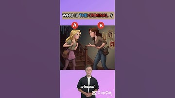 Who is the criminal ? #quizchallenge #riddlejourney #quiztest #mindbendingquiz #brainteasers