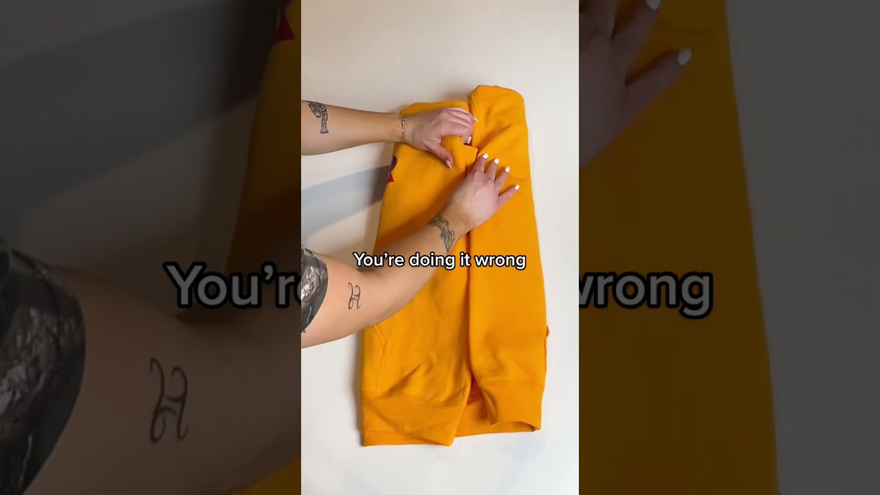 Learn How To Fold A Hoodie COMPLETE Space Saving Perfection 