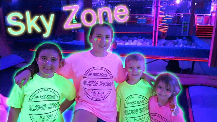 Kids have fun at Sky Zone Trampoline park