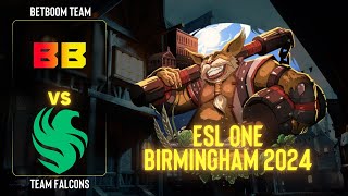 BetBoom Team проти Team Falcons | Гра 1 | ESL One Birmingham 2024 - Playoffs
