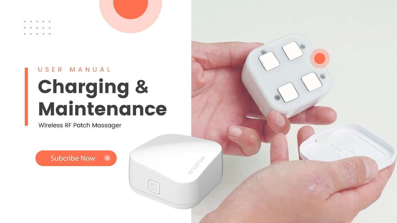 [Anafree] How to charge device and maintain after use