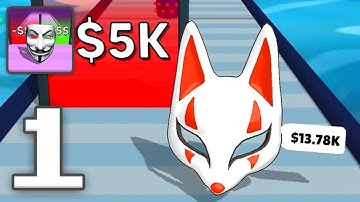 Mask Evolution 3D - Gameplay Walkthrough Part 1 - Casual Games To Play (iOS, Android)