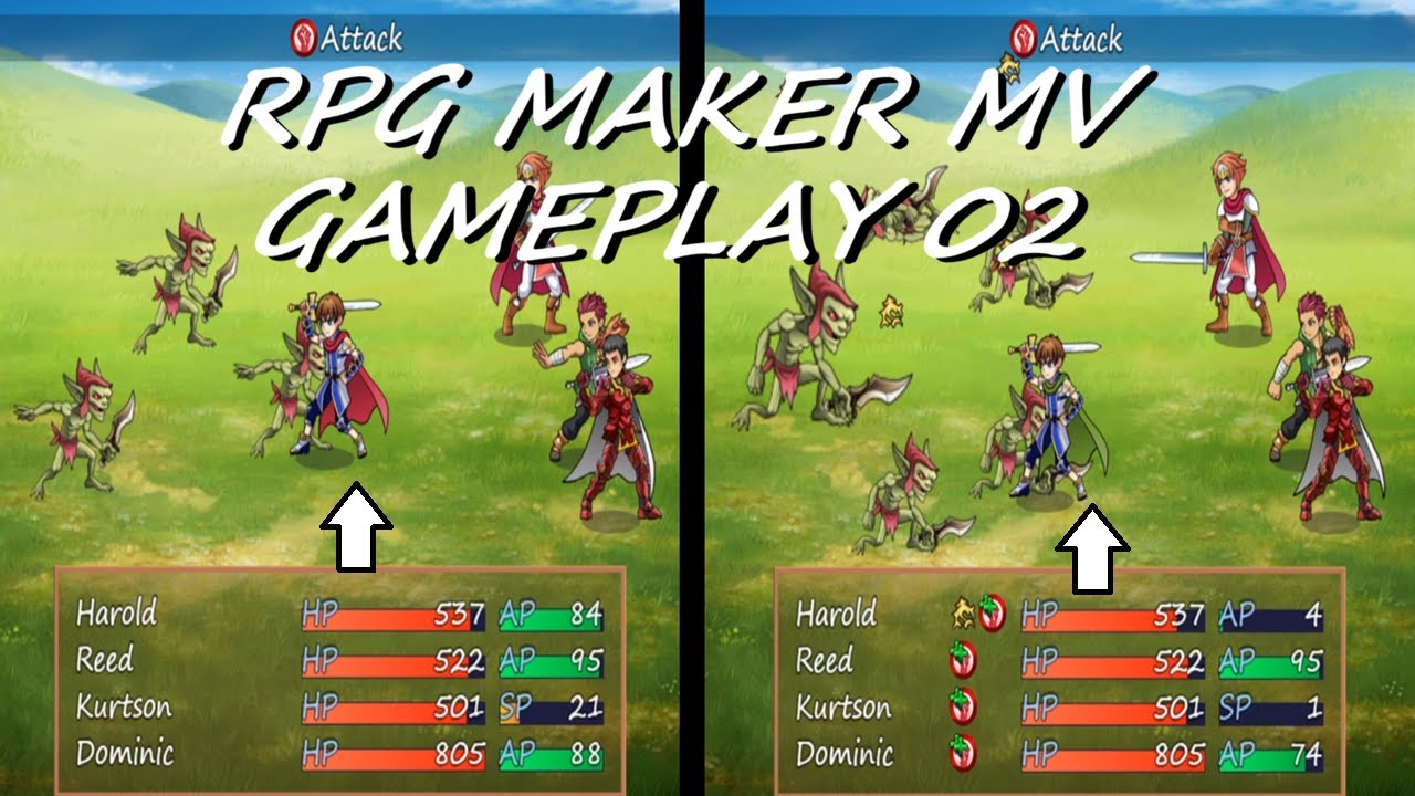 RPG Maker MV Gameplay Demo 2, featuring Yanfly, Low, and Euphlka - YouTube