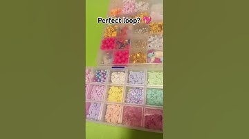 Perfect?💗Sorry idk what to post😭#perfectloop#loop#idk#viral#shorts#beads#claybeads#bracelets#beadkit