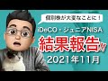 【2021年11月版】イデコとジュニアNISAを運用してみた結果を公開!