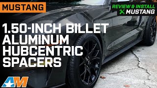 homepage tile video photo for 2015-2022 Mustang 1.50-Inch Billet Aluminum Hubcentric Spacers Review & Install