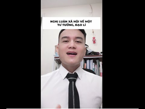 Video Nghị luận xã hội về một tư tưởng đạo lí | Rất quan... - youtube