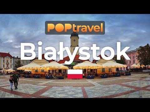 Walking in BIALYSTOK / Poland 🇵🇱- 4K 60fps (UHD)